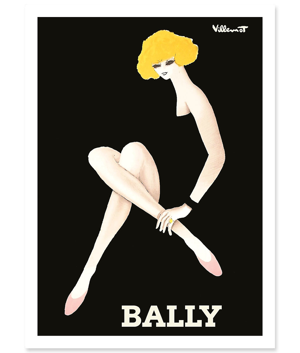 Bally Blonde Vintage Poster by Bernard Villemot | 41 Orchard