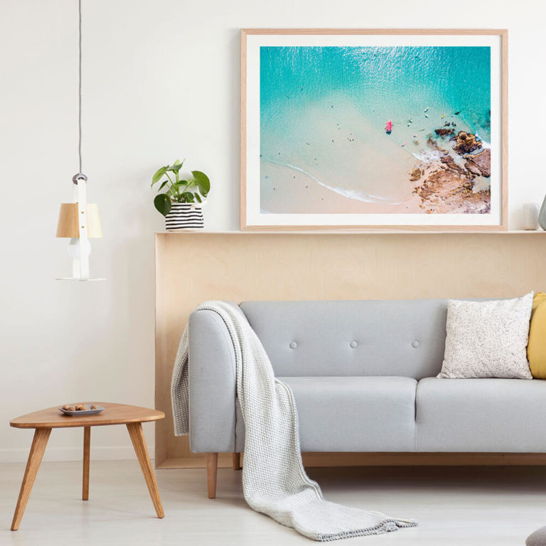 Byron Bay Red Boat | Framed Print or Canvas Wall Art | 41 Orchard