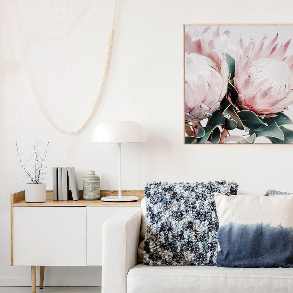 Protea Bouquet | Framed Print or Canvas Wall Art | 41 Orchard